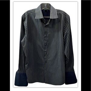 Banana Republic Men’s Striped Button Down Shirt M